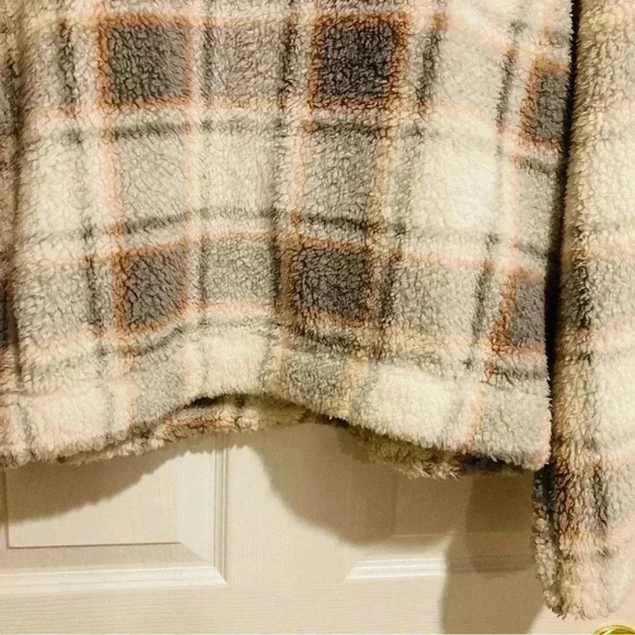 Pink Rose Girl’s Fleece Quarter Zip Sweatshirt Pullover Sweater Sz. Large NWOT - Picture 8 of 12